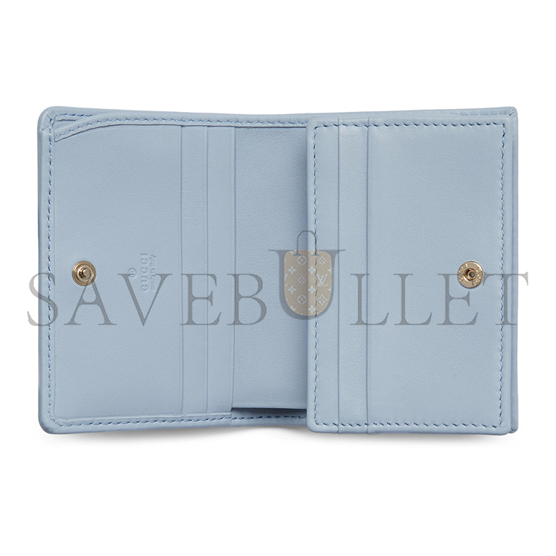 GUCCI GG EMBLEM SMALL WALLET 820692 (17.5*11cm) GUCCI GG EMBLEM SMALL WALLET 820692 (17.5*11cm)